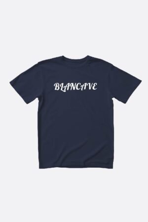 Blancave print T-Shirt In Navy Blue