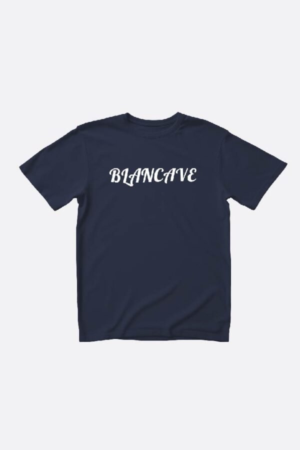 Blancave print T-Shirt In Navy Blue