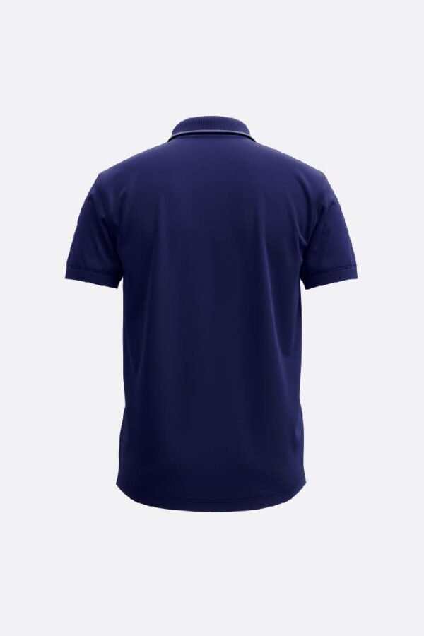 Prestige Embroidered Polo In Navy Blue