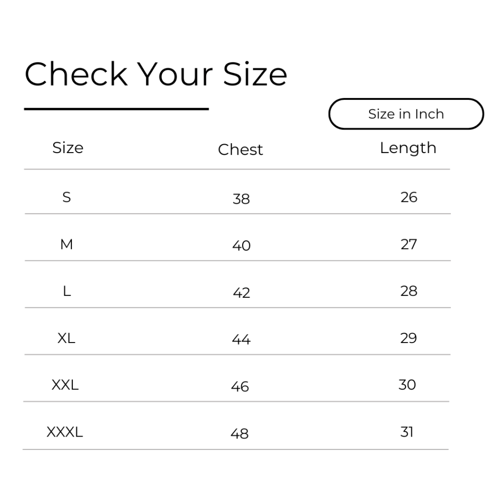 T-Shirt size