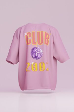 Club 2002 T-Shirt In Peach