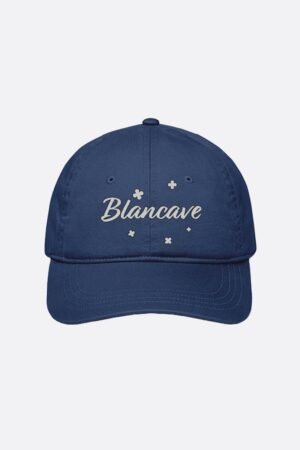 Badge Embroidered Cap In Navy Blue